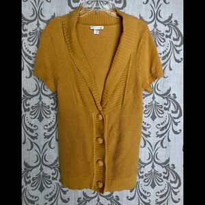 Womens medium Christopher Banks gold sweater